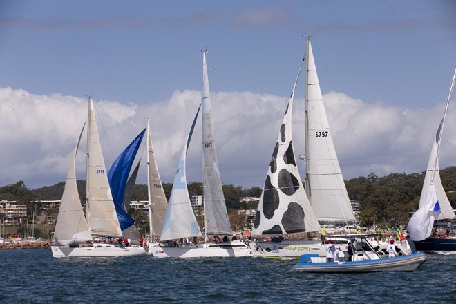 Sail Port Stephens 2010 - 13/04/10 <br />
Start line ©  Andrea Francolini Photography http://www.afrancolini.com/